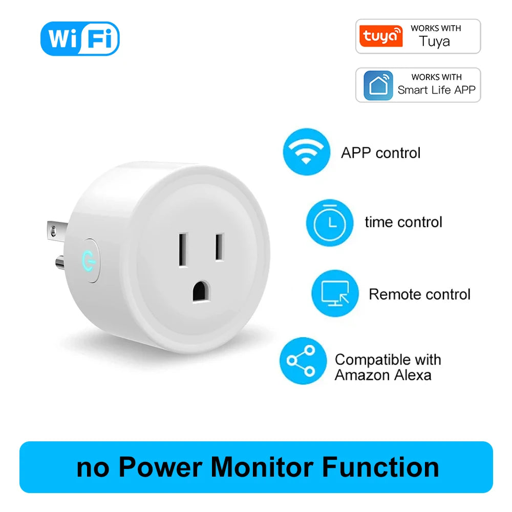 Tuya 16A Smart Plug Zigbee WiFi Socket