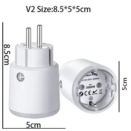 Tuya Smart Zigbee Plug Socket 3680W 16A