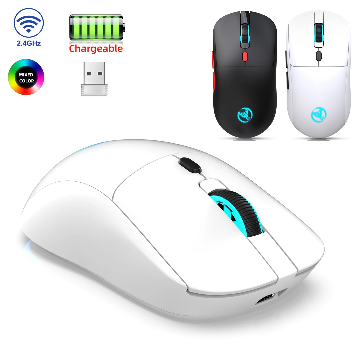 Rechargeable 2.4G USB Wireless Mouse
