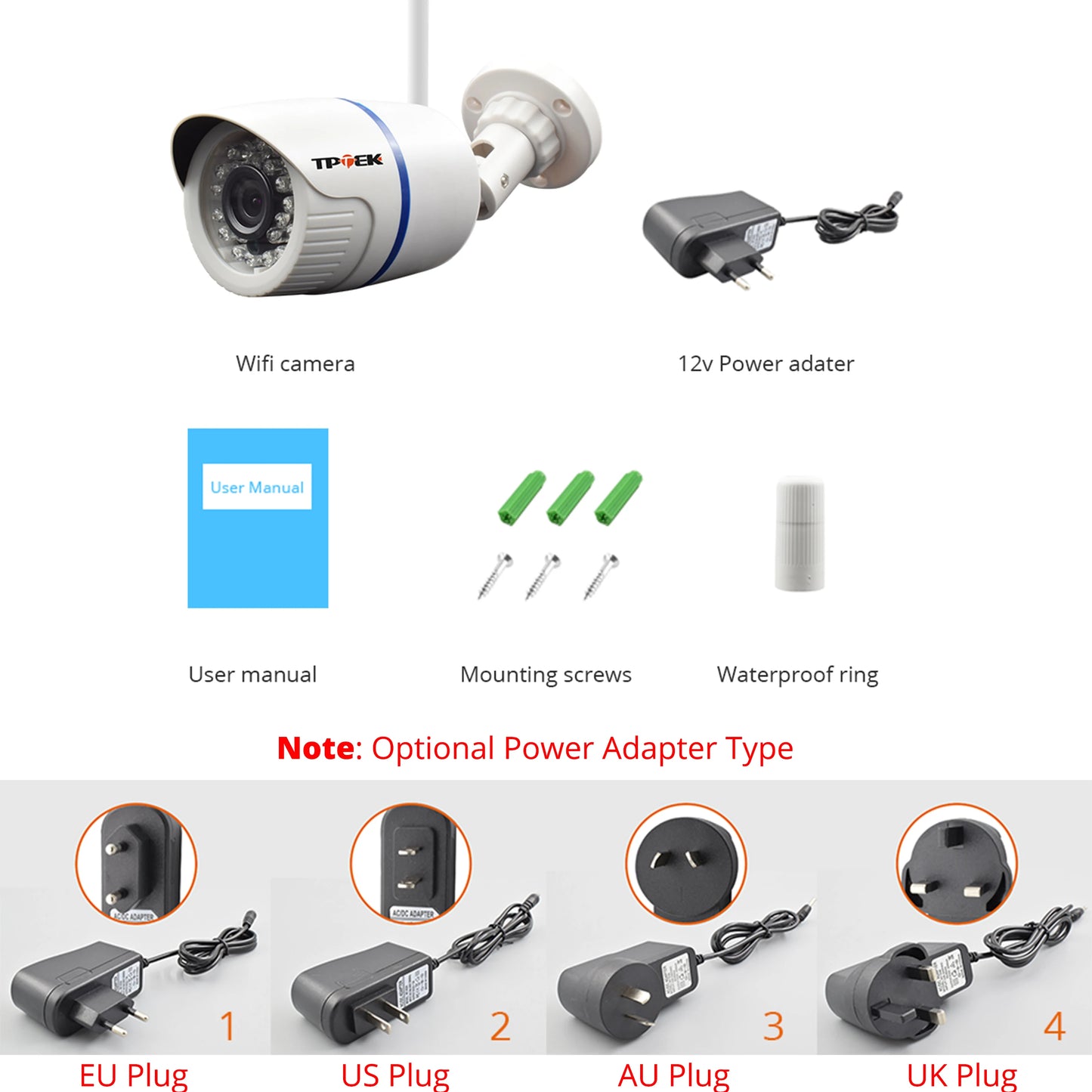 4MP 1080P IP Camera
