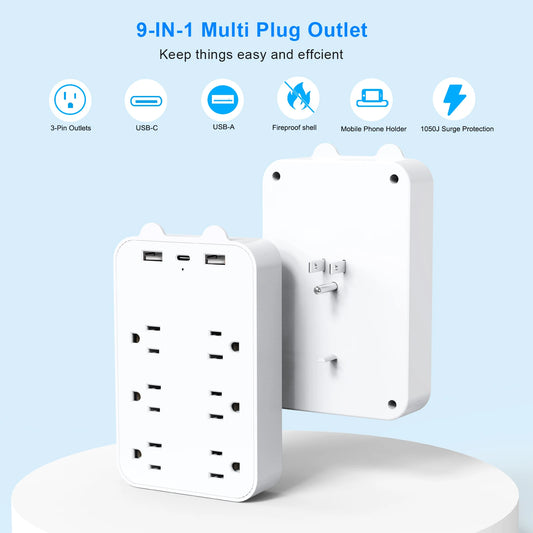 US Plug Multitap Wall Socket