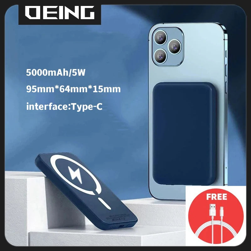 Magnetic Powerbank Wireless Fast Charger for Apple