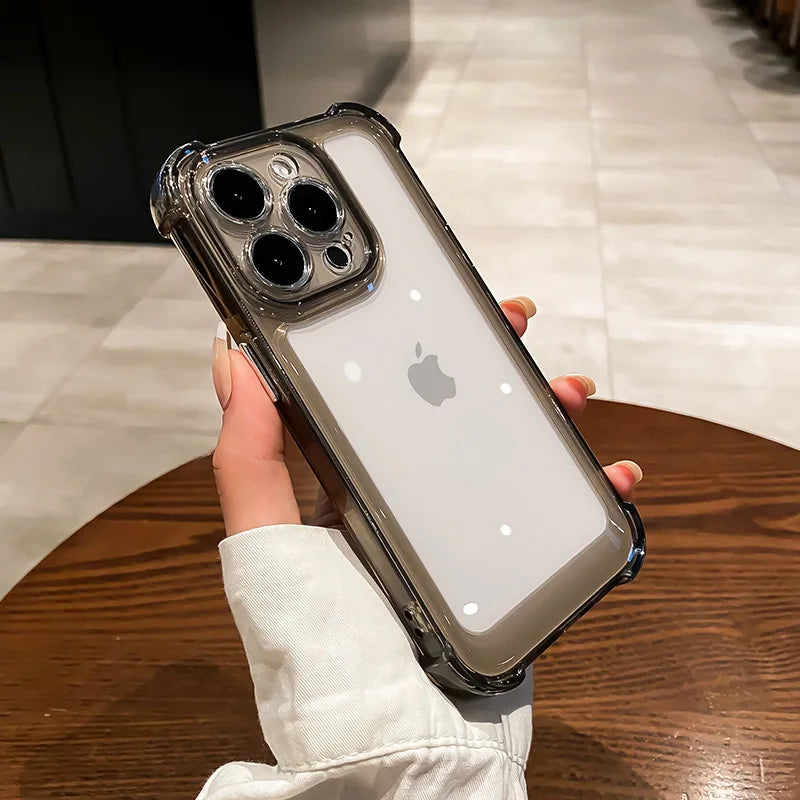 Luxury Transparent Silicone Phone Case