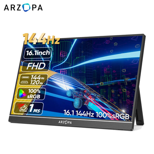 ARZOPA 16.1 inch 100% sRGB 144Hz Portable Monitor