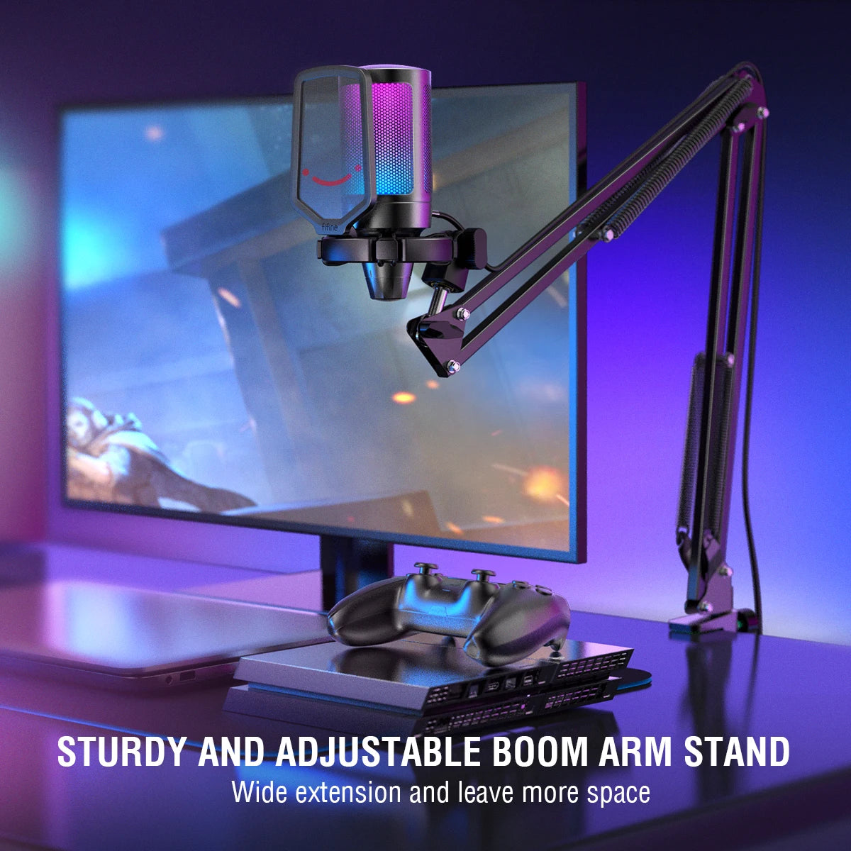 FIFINE USB Gaming Microphone Kit