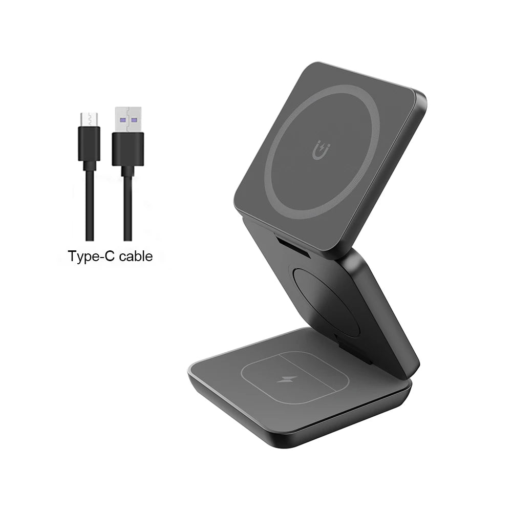 3 in 1 Foldable Magnetic Wireless Charger
