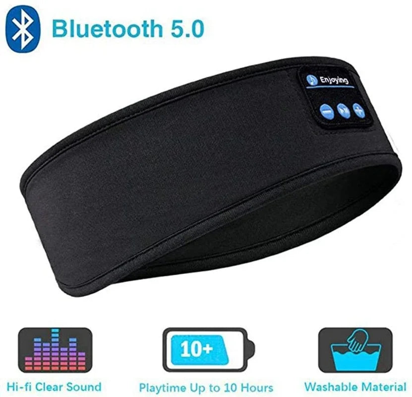 Sleep Mask Bluetooth Headphones Headband