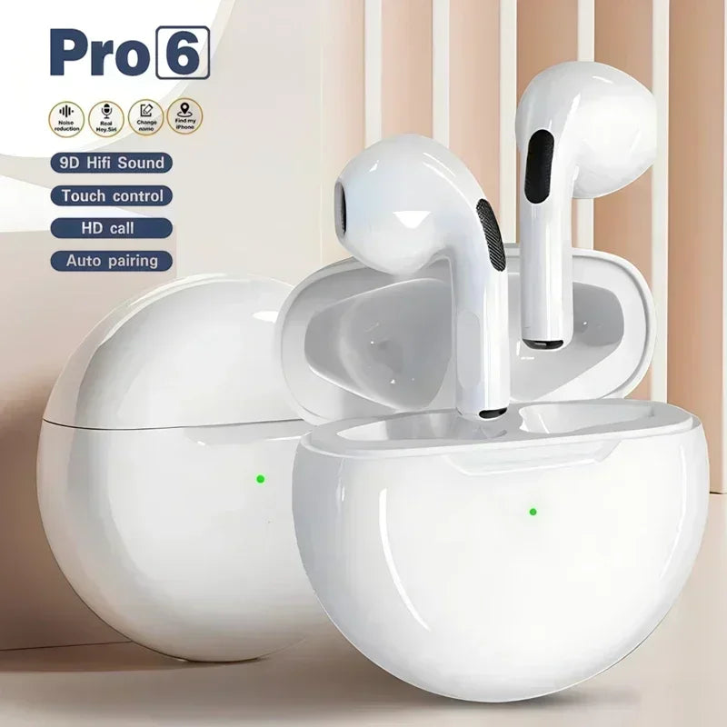 Pro 6 TWS Bluetooth Earphones