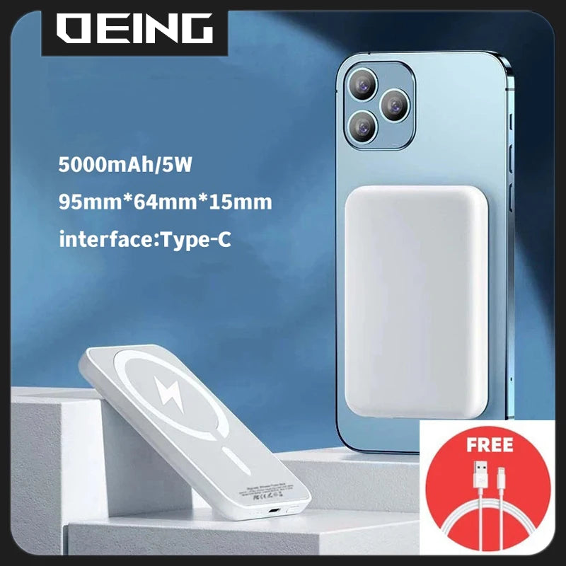 Magnetic Powerbank Wireless Fast Charger for Apple