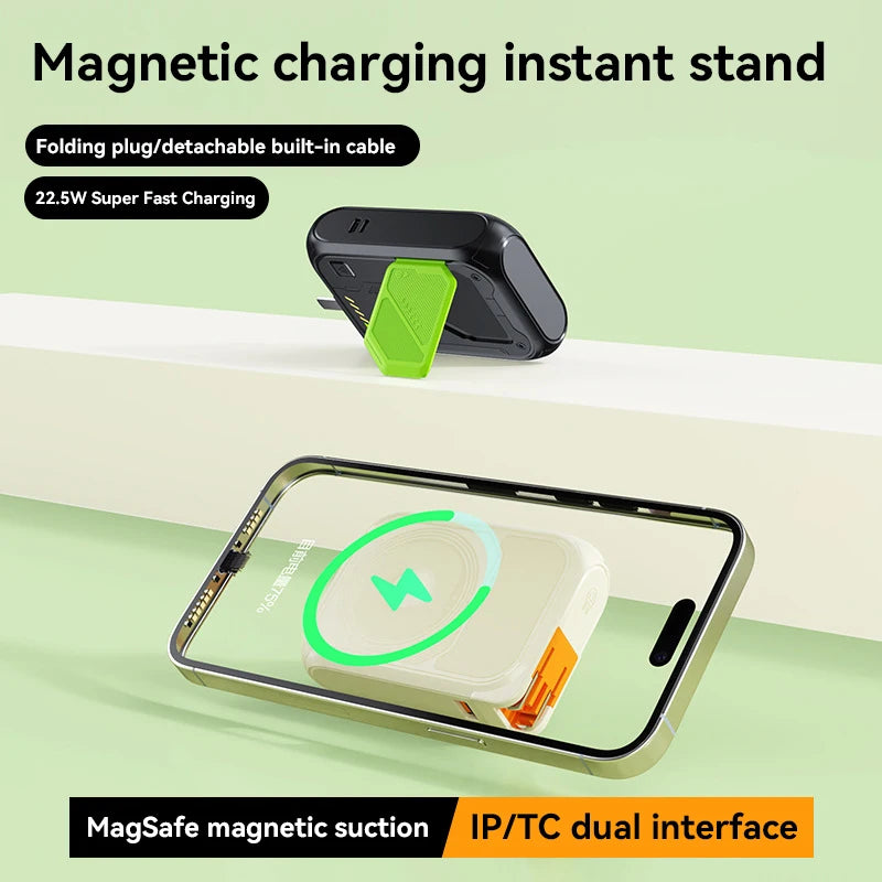 Magnetic Wireless Power Bank uper Fast Charging