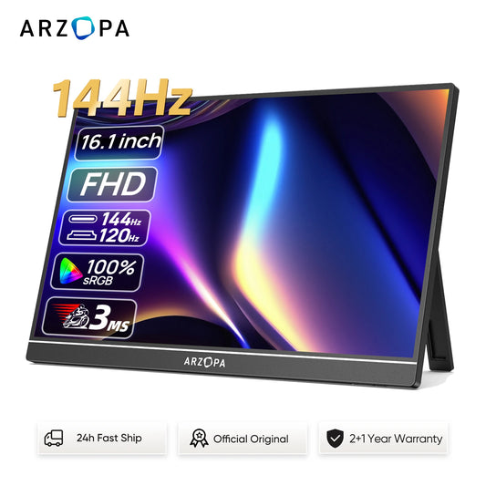 ARZOPA 16.1 inches Portable Gaming Monitor