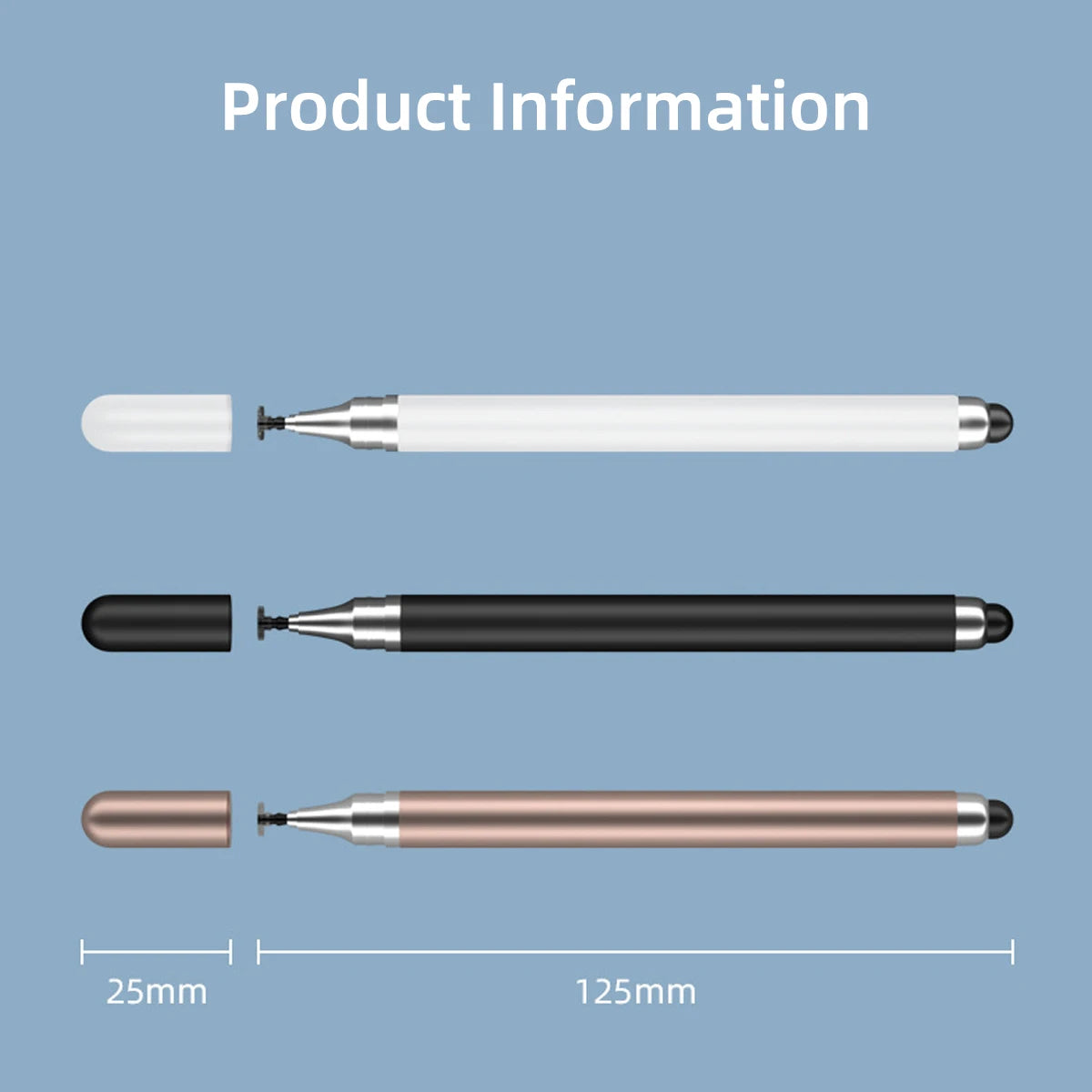 Universal 2 In 1 Stylus Pen For iOS Android