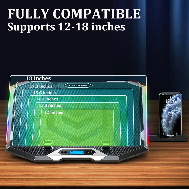 ICE COOREL Gaming Laptop Cooler
