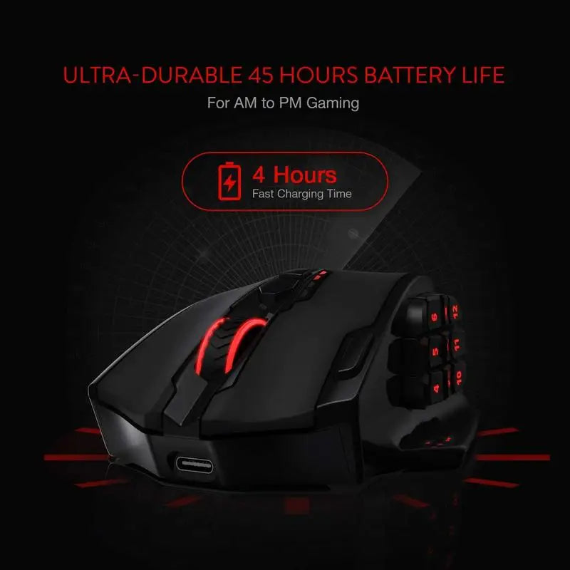 Redragon M913 Wireless RGB Optical Gamer Mouse