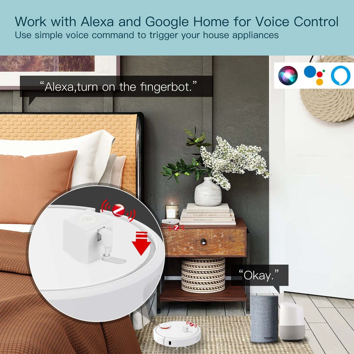 MOES ZigBee Tuya Fingerbot