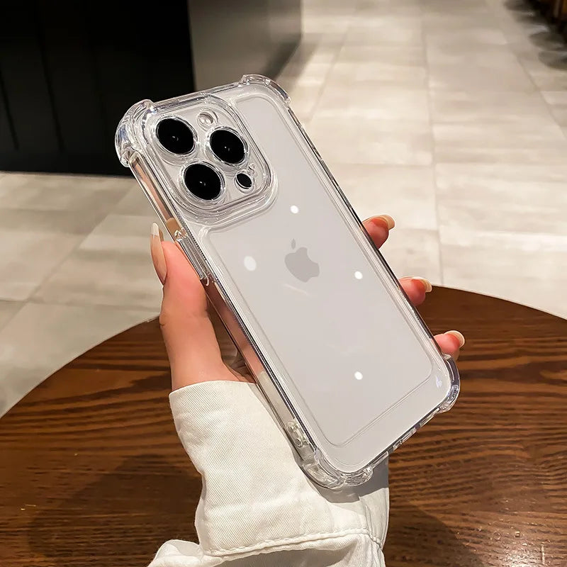 Luxury Transparent Silicone Phone Case