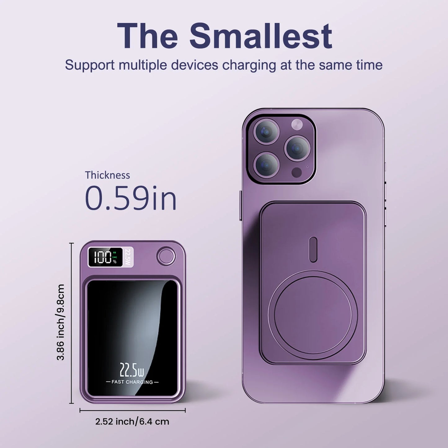 5000mAh Magnetic Power Bank
