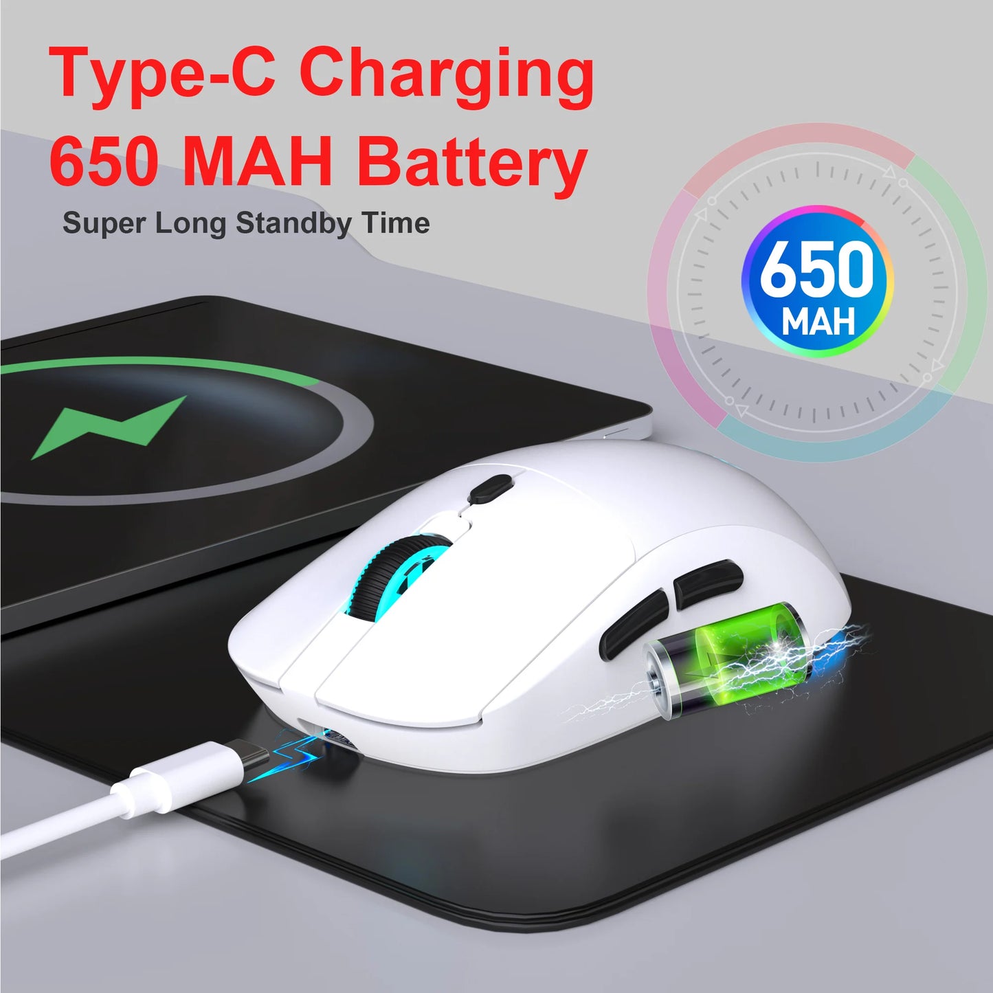 Rechargeable 2.4G USB Wireless Mouse