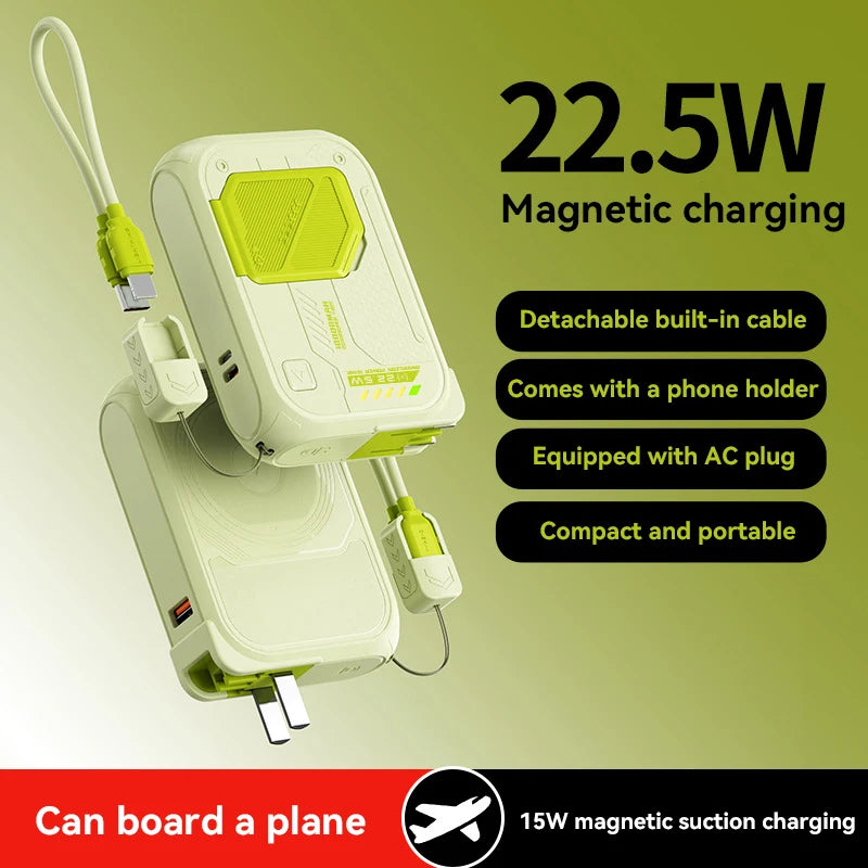 Magnetic Wireless Power Bank uper Fast Charging