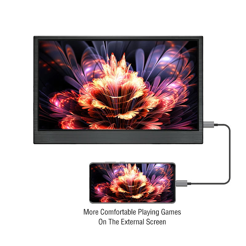 Anmite 15.6-Inch Portable Touch Monitor