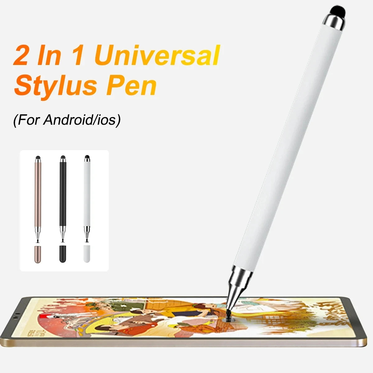 Universal 2 In 1 Stylus Pen For iOS Android