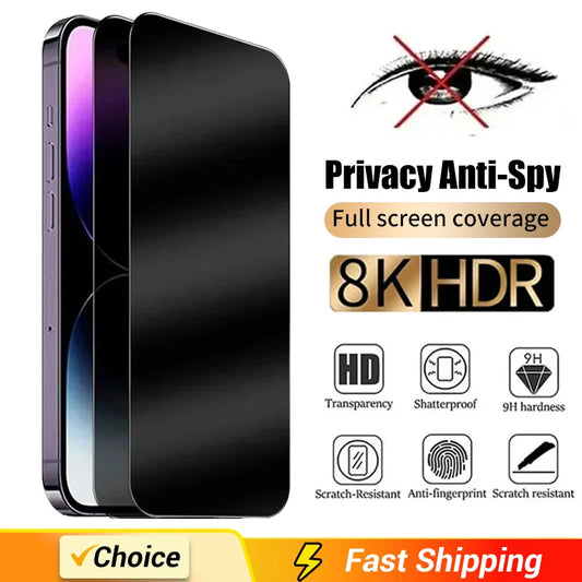 Full Cover Privacy Screen Protector For IPhone