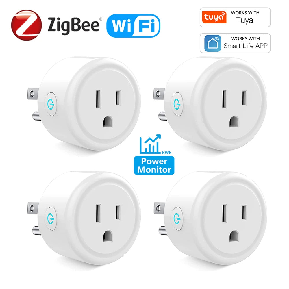 Tuya 16A Smart Plug Zigbee WiFi Socket