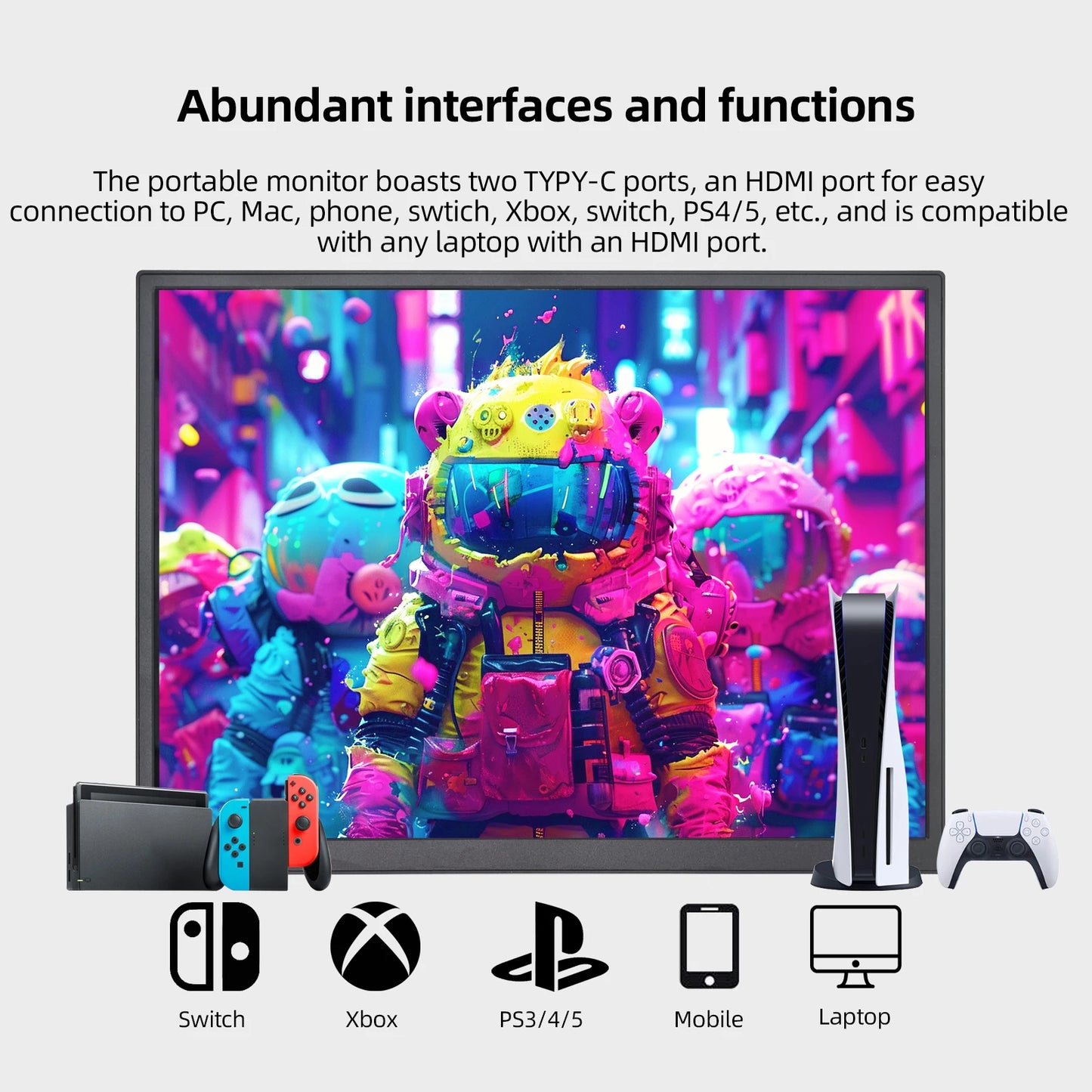 ZSUS 10.5-Inch Portable Monitor