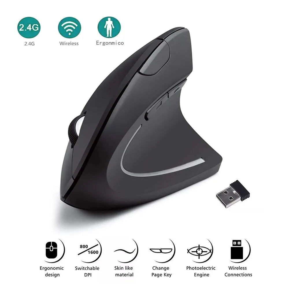 Vertical Mouse Ergonomic 2.4GHz