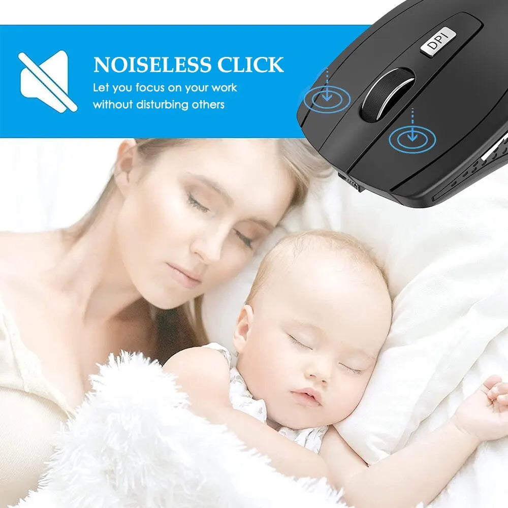 Wireless Mouse Silent Mouse 2.4G